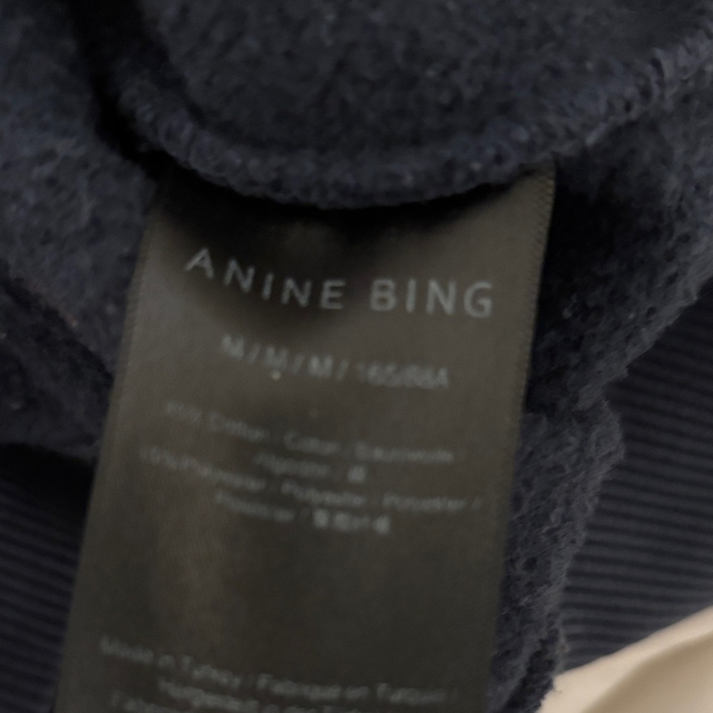 Anine Bing Navy Blue Crewneck - Picture 4 of 6